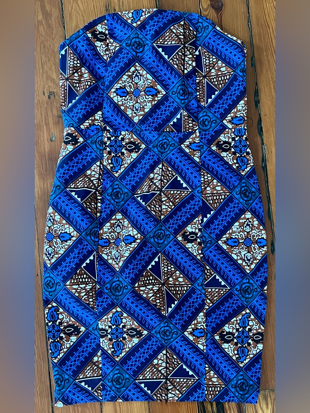 Diyanu African Print Stretch Mini Dress - NWOT